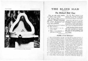 Слепац је лист који су Дишан, који је емигрирао за време Првог светског рата, и његови пријатељи издавали у Њу Јорку. Изашла су свега 2 регуларна и један ванредни број. Највећи број авангардних листова, часописа, алманаха, билтена … и није имао живот дужи од 1 до 2,3 броја.